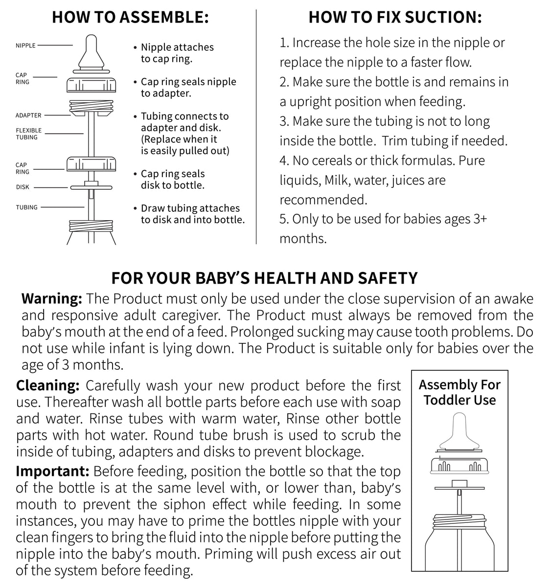 summer infant babble band instructions Instructions – Hands-Free Baby Bottle