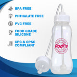 Hands-Free Baby Bottle - Self Feeding System 9 oz (2 Pack - Podee Pink)